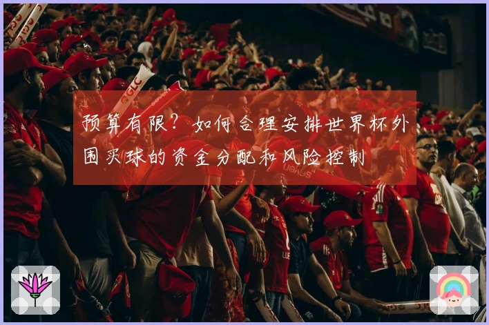 预算有限？如何合理安排世界杯外围买球的资金分配和风险控制